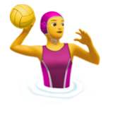 Apple(iPhone) Woman Playing Water Polo Emoji