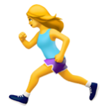 Apple(iPhone) Woman Running Emoji