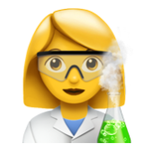 Apple(iPhone) Woman Scientist Emoji