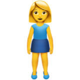 Apple(iPhone) Woman Standing Emoji