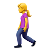 Apple(iPhone) Woman Walking Emoji