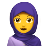 Apple(iPhone) Woman With Headscarf Emoji