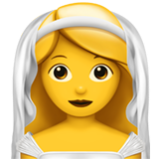 Apple(iPhone) Woman With Veil Emoji