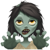 Apple(iPhone) Woman Zombie Emoji