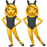 Apple(iPhone) Women With Bunny Ears Emoji