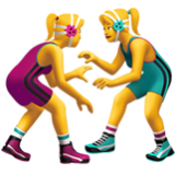 Apple(iPhone) Women Wrestling Emoji