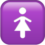 Apple(iPhone) Women’S Room Emoji