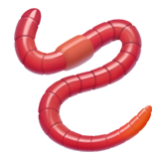 Apple(iPhone) Worm Emoji