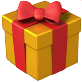 Apple(iPhone) Wrapped Gift Emoji