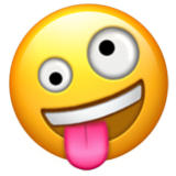 Apple(iPhone) Zany Face Emoji