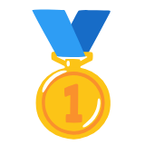 Google(Android) 1St Place Medal Emoji