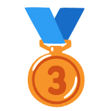 Google(Android) 3Rd Place Medal Emoji