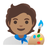 Google(Android) Artist: Medium Skin Tone Emoji