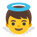 Google(Android) Baby Angel Emoji