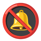 Google(Android) Bell With Slash Emoji