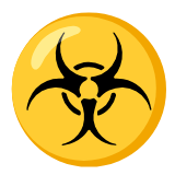 Google(Android) Biohazard Emoji