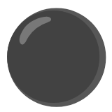 Google(Android) Black Circle Emoji