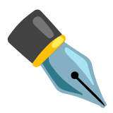 Google(Android) Black Nib Emoji