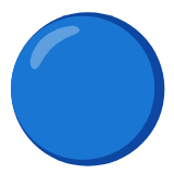 Google(Android) Blue Circle Emoji