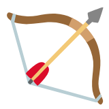 Google(Android) Bow And Arrow Emoji