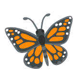 Google(Android) Butterfly Emoji