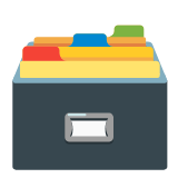 Google(Android) Card File Box Emoji