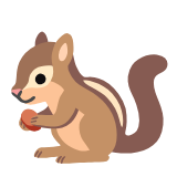 Google(Android) Chipmunk Emoji