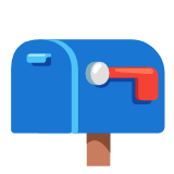 Google(Android) Closed Mailbox With Lowered Flag Emoji