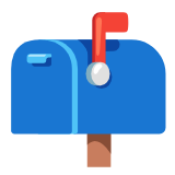 Google(Android) Closed Mailbox With Raised Flag Emoji