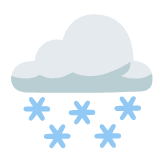 Google(Android) Cloud With Snow Emoji