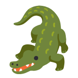 Google(Android) Crocodile Emoji