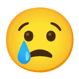 Google(Android) Crying Face Emoji