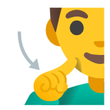 Google(Android) Deaf Man Emoji