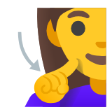 Google(Android) Deaf Woman Emoji