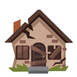 Google(Android) Derelict House Emoji