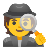 Google(Android) Detective Emoji