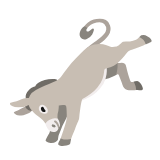 Google(Android) Donkey Emoji