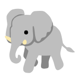 Google(Android) Elephant Emoji