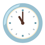 Google(Android) Eleven O’Clock Emoji