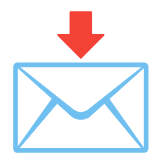 Google(Android) Envelope With Arrow Emoji