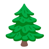 Google(Android) Evergreen Tree Emoji