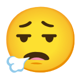 Google(Android) Face Exhaling Emoji