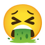 Google(Android) Face Vomiting Emoji