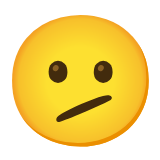 Google(Android) Face With Diagonal Mouth Emoji