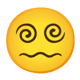 Google(Android) Face With Spiral Eyes Emoji