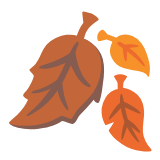 Google(Android) Fallen Leaf Emoji