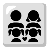 Google(Android) Family: Man, Woman, Girl, Girl Emoji