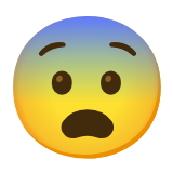 Google(Android) Fearful Face Emoji