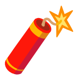 Google(Android) Firecracker Emoji