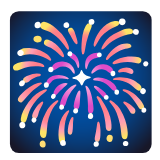 Google(Android) Fireworks Emoji